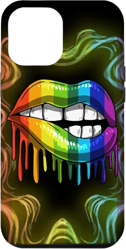Miniatura 26 de Rainbow Lip Drip Lesbiana Gay Pride Bisexual Transgénero LGBT Funda para iPhone 17