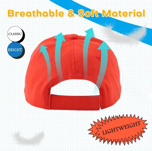 Miniatura 47 de Peecabe Gorra de béisbol para niños pequeños, unisex, de algodón, ajustable, para bebés, niños, gorra de béisbol para niñas de 1 a 5 años