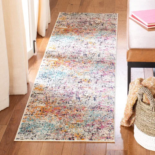 Miniatura 55 de SAFAVIEH Colección Madison - Alfombra de acento 2'2" x 4', negro y dorado, diseño abstracto moderno, no desprende pelusa y fácil cuidado, ideal