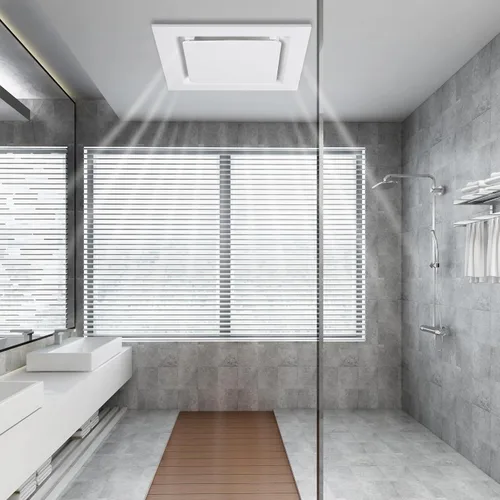 Miniatura 3 de Extractor de baño sin luz, ventilador de ventilación de montaje en techo, extractor de baño 110V, ventilador de baño para cocina 120CFM 1.2Sones