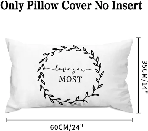 Miniatura 38 de Fundas de almohada lumbares de 12 x 24 pulgadas, decoración de granja, fundas de almohada decorativas para decoración del hogar Estilo-13