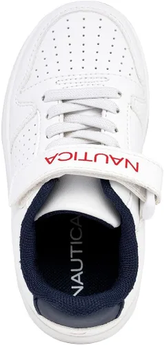 Miniatura 4 de Nautica Zapatos con correa ajustable para niños Cómodas zapatillas casuales para niños y niñas, niños pequeños y niños pequeños
