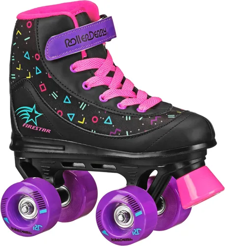 Miniatura 7 de Roller Derby Firestar Patines para Niños, Niñas, Principiantes, Infantiles Blanco/Rosa