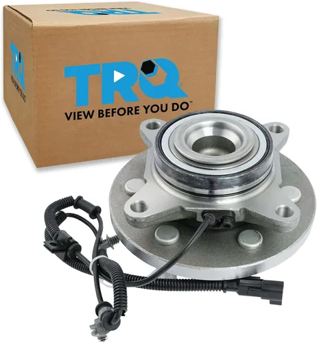 Miniatura 38 de TRQ Cojinete de rueda delantera y conjunto de cubo con sensor ABS compatible con Toyota Sequoia 2008-2022 Tundra 2007-2021