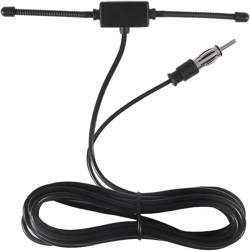 Antena dipolo estéreo universal AM FM para automóvil, montaje adhesivo oculto, antena de radio AM FM para vehículos, automóviles, camiones, SUV,