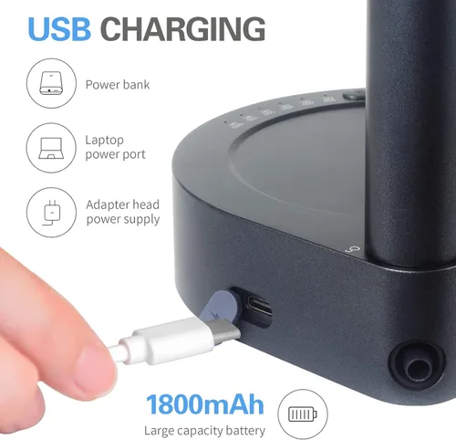Miniatura 8 de Dispensador de botellas de agua de escritorio, portátil, eléctrica, para encimera de 5 galones y botellas universales, dispensador automático