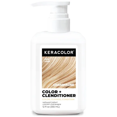 Keracolor Color + Clenditioner 3-in-1 Color-Depositing Conditioner, Gently Cleanses & Conditions, Semi-Permanent Hair Color, 23 Shades, 12 Fl Oz Miel