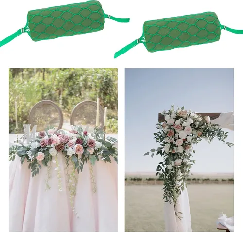 Miniatura 3 de Prashent Guirnalda de espuma húmeda floral de 9.2 pies para flores frescas, espuma húmeda floral para decoración del hogar, jardín, boda, puerta