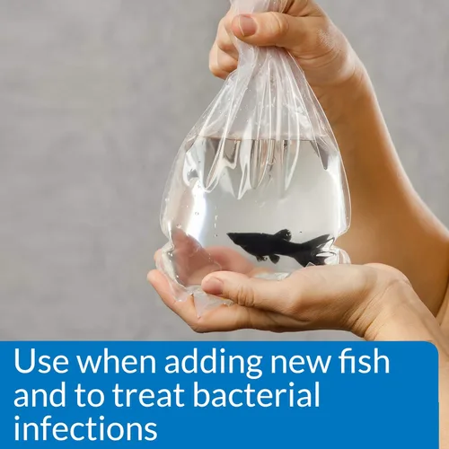 Miniatura 3 de API MELAFIX - Remedio para infecciones bacterianas de peces de agua dulce, botella de 4 onzas