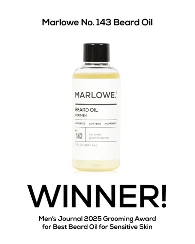 Miniatura 3 de Marlowe. Acondicionador de aceite para barba para hombres No. 143 Cuidado de la barba más suave y completo Tamaño grande de 3 onzas 100%