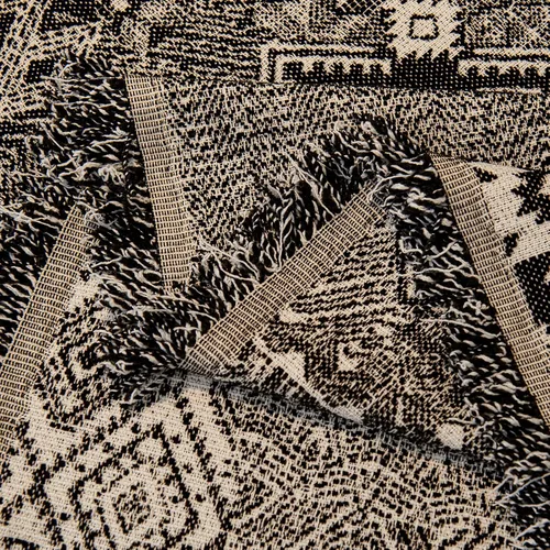 Miniatura 6 de DREAMINGO Fundas de sofá para sofá, estilo bohemio, geométrico y jacquard vintage, de 2 plazas, antideslizante, protector de muebles de felpilla
