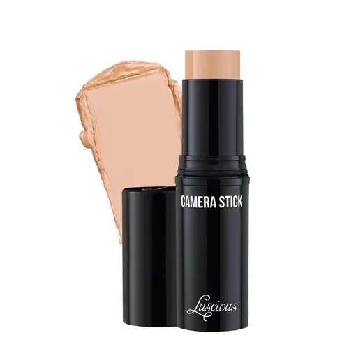 True + Luscious Base para cámara | Crema de cobertura completa para una piel impecable con aerógrafo | Fórmula hidratante no comedogénica | Vegano