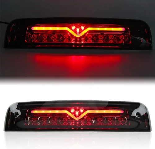 Miniatura 3 de Tresound para Dodge Ram 1500 2500 3500 2009-2017 Luz de Freno Tercera Luz de Carga LED Lámpara de Montaje Alto (Ahumado)