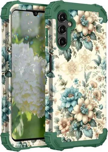 Miniatura 17 de Hocase Funda para Galaxy A37 5G, protección resistente a prueba de golpes, parachoques de goma de silicona suave+funda protectora híbrida