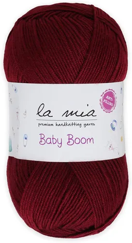 Miniatura 69 de 1 madeja La Mia Baby Boom, hilo acrílico 100% antipilling para tejer y ganchillo para tejer y ganchillo, 3.53 oz (3.5 onzas) / 820.2 ft