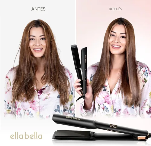 Miniatura 2 de ELLA BELLA® Plancha Alisadora de Cerámica para Cabello • Plancha Profesional para Alisar el Cabello • Pantalla Digital para Controlar con Precisión