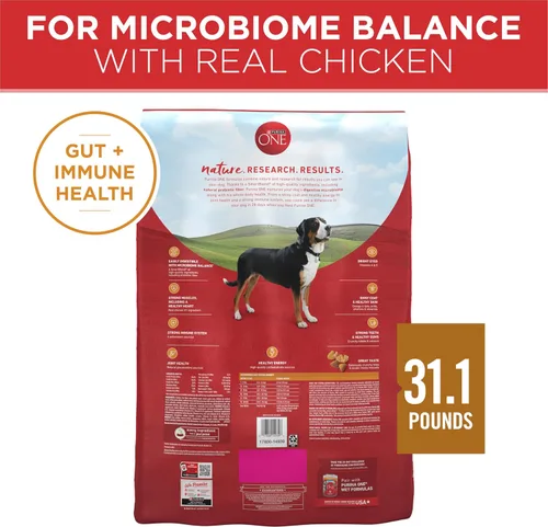 Miniatura 8 de Purina ONE Comida seca para perros con fórmula de pollo y arroz, bolsa de 31.1 libras