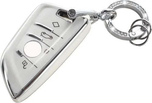 Miniatura 23 de YO&YOYE Funda para Llavero de TPU con Anillo para Llaves