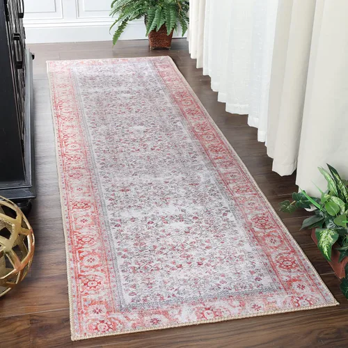 Miniatura 19 de Superior Alfombra de pasillo de interior para sala de estar, dormitorio, cocina/comedor, oficina, única, alfombras con respaldo de algodón