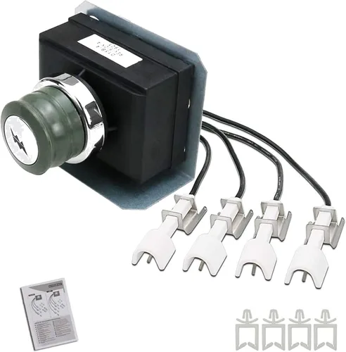 Uniflasy 1836-13 7629 Kit de encendido para parrilla Weber Genesis 330 con control frontal (2011 - más reciente), kit de encendido para Genesis