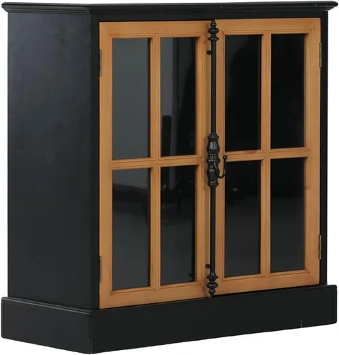 Miniatura 9 de MAISON ARTS Armario decorativo con 2 puertas, armario de almacenamiento decorativo de granja para entrada, sala de estar, aparador de cocina