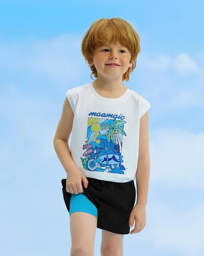 Miniatura 27 de maamgic Traje de baño para niños con forro de compresión elástico para niño