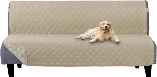 Miniatura 55 de U-NICE HOME Funda de sofá reversible para perros con correas elásticas, resistente al agua, protector de muebles para mascotas, funda de sofá