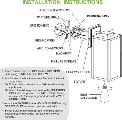 Miniatura 8 de hykolity Luces de pared para exteriores de gran tamaño, linterna de pared exterior de 16 pulgadas, aplique de pared exterior impermeable