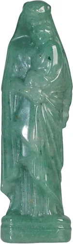 Miniatura 10 de Rockcloud Figura de cristal curativo Amatista Virgen María sosteniendo bebé figura religiosa escultura Nuestra Señora Reiki bendito regalos