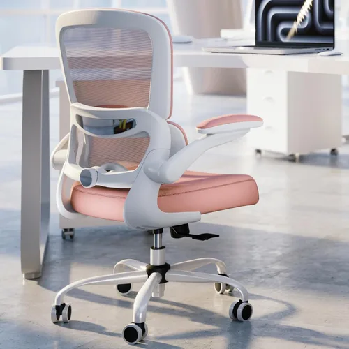 Miniatura 15 de Silla de oficina – Silla de escritorio ergonómica con soporte lumbar ajustable, silla de computadora de malla, silla ejecutiva para oficina en casa
