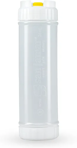 Miniatura 9 de San Jamar Ez Kleen - Botella de plástico para salsa con válvula pequeña para salsas finas y vinagretas, 16 onzas, blanco, natural/verde