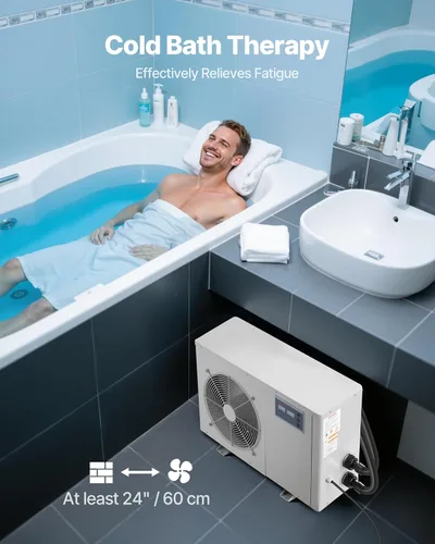 Miniatura 6 de VEVOR Enfriador de acuario de 150 galones, enfriador de agua de 1/2 HP para hidroponía, enfriamiento rápido para pecera, ajolote, arrecife de coral