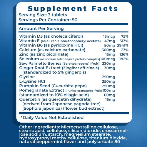 Miniatura 6 de Real Health Laboratories La fórmula para la próstata con Saw Palmetto, 270 tabletas (el empaque puede variar)