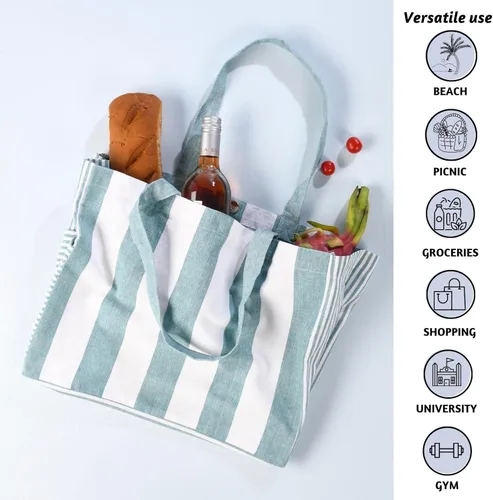 Miniatura 7 de Folkulture Bolsa de playa para mujer o bolsa de mano