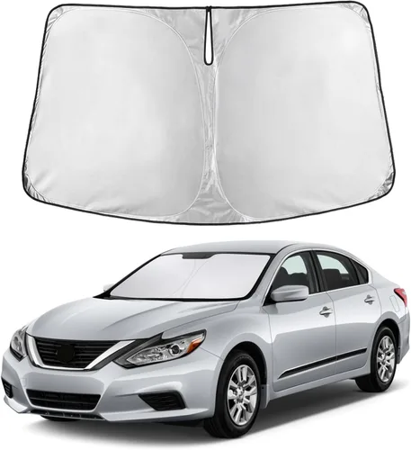 Miniatura 10 de EcoNour Parasol para parabrisas compatible con Hyundai Tucson 2016-2019 2020 2021, visera solar para parabrisas delantero y ventana, bloqueador