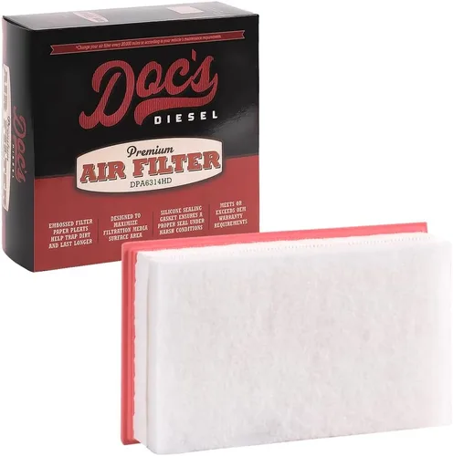 Doc's Diesel Filtro de aire para motor DPA11912 | Compatible con Jeep Wrangler/Gladiador 3.0L EcoDiesel 2020+ | Reemplaza 68293164AC