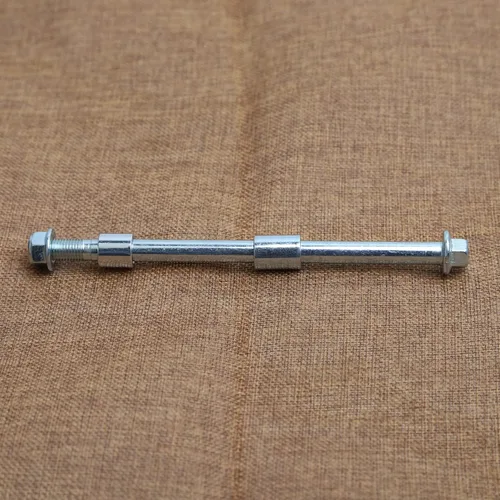 Miniatura 2 de Mokuo Eje Delantero Trasero de 10mm 175mm con Bujía 6mm 15mm 20mm Compatible con Motocicleta Pit Dirt Bike Ciclomotor Scooter QUAD ATV Mini Vehículo