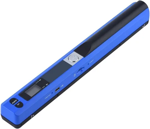 Miniatura 5 de Escáner portátil de mano, alta definición 32G de almacenamiento grande de documentos, escáner USB de lápiz escáner JPG/PDF para XP/Vista OS (azul)