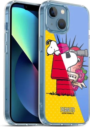 Miniatura 41 de Head Case Designs Funda de gel con licencia oficial de Peanuts Snoopy & Woodstock Halfs and Laughs [protección de grado militar] compatible
