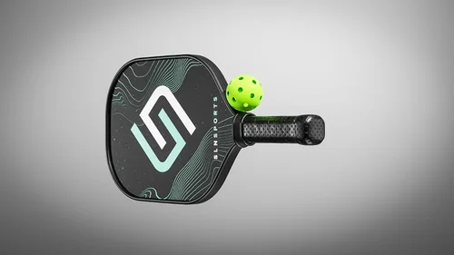 Miniatura 3 de Pickleball Paddles USAPA Approved Carbon Fiber Paddles/Fiberglass Pickleball Rackets Set of 2 Carrying Case, 4 Balls Pickleball Raquets for