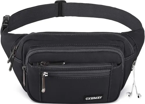 Miniatura 22 de CXWMZY Riñoneras para mujeres y hombres, riñoneras con múltiples bolsillos, gran capacidad, impermeable, casual, para viajes de Disney, ciclismo