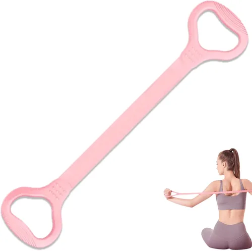 Miniatura 7 de LEZER Figura 8 Banda de resistencia, cuerda elástica de fitness, entrenamiento Execrise para brazo, espalda, pecho y hombro, yoga, pilates