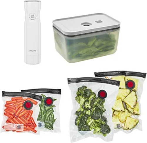 Miniatura 23 de ZWILLING Fresh & Save Recipiente hermético de vidrio para almacenamiento de alimentos, contenedor de preparación de comidas, tamaño mediano