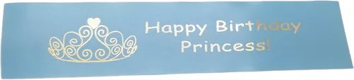 Miniatura 3 de Anagram - Paquete de globos de Cenicienta, suministros de fiesta de cumpleaños de Cenicienta con cinta impresa WGIS We Got It Shop