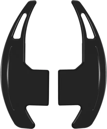 Miniatura 7 de Cubierta extendida para palanca de cambios de volante para Ford Mustang 2015 2016 2017 2018 2019 2020 2021 2022 2023 Accesorios de decoración Negro