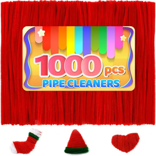 Miniatura 38 de Iooleem 200 piezas de limpiadores de tubería marrones, tallos de chenilla, limpiadores de tubería para manualidades, manualidades con limpiadores