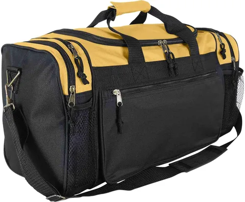 Miniatura 16 de DALIX - Bolsa deportiva de 20 pulgadas con bolsillos de malla y para objetos de valor, para gimnasio y viaje