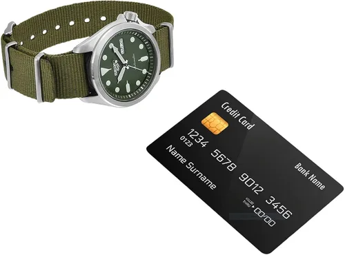 Miniatura 5 de SEIKO 5Sports Reloj automático para hombre con esfera verde SRPE65K1, plateado, Moderno