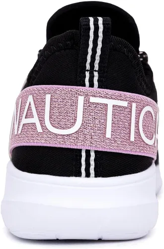 Miniatura 4 de Nautica Niñas Zapatillas Deportivas Metálicas con Cordones para Correr I kappil I (Niño Grande - Niño Pequeño - Bebé)