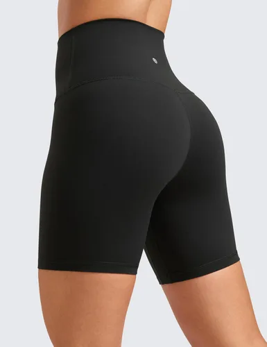 Miniatura 2 de CRZ YOGA Butterluxe Super High Waist Biker Shorts 6"- Yoga Workout Womens Buttery Soft Over Belly